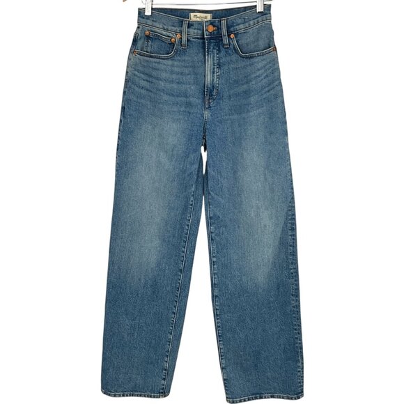 Madewell Denim - Madewell The Perfect Vintage Wide-Leg Jean Blue Size 27 Denim Pants